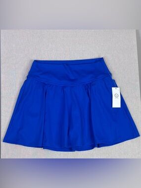Gilly Hicks Blue Tennis Skirt Skort NWT Medium Athletic Flowy Active